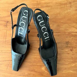 GUCCI SLINGBACK PUMPS SIZE 40